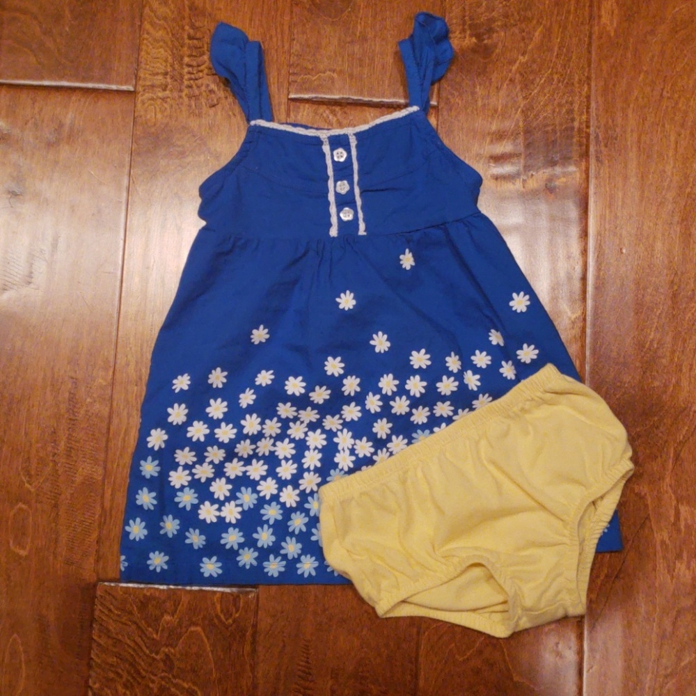 Blue summer dress